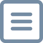 Bars Square SVG Icon